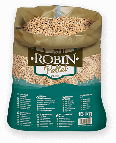 worek pelletu opałowego Robin do kupienia w Wolbromiu lub sklepie internetowym